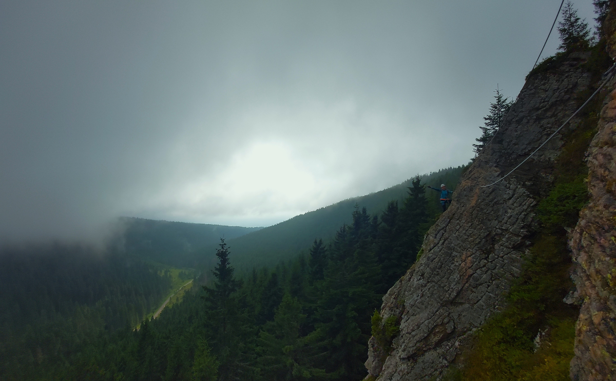 In and out of the Earth – caving and via ferrata near Brasov